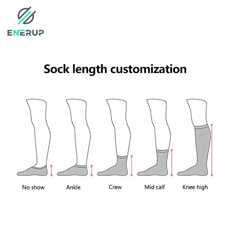 Enerup Custom Running Basketball Socks Sport Grip Socks