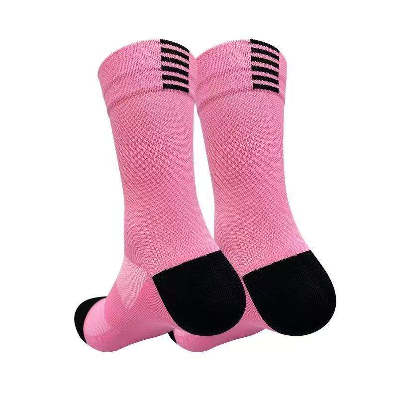 Sports Grip Quick Drying Soccer Sock Biking Mesh Breathable Cotton Socks for Outdoor Running