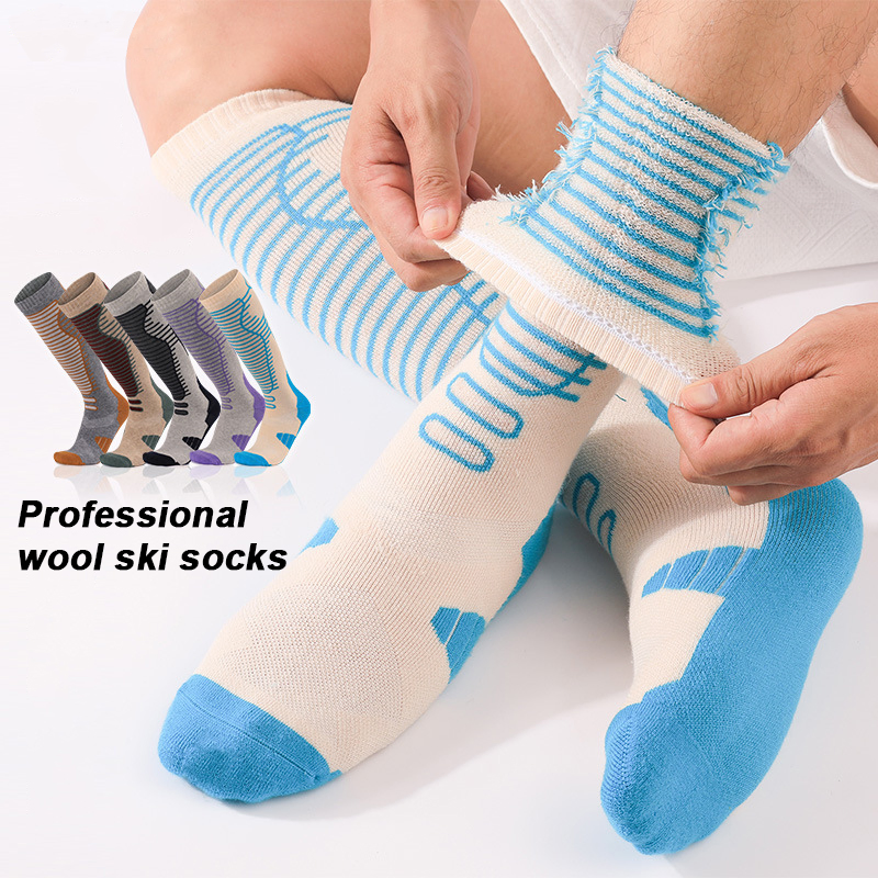 Winter Thickened Warm Snow Sports Socks Unisex Hiking Socks Towel Bottom