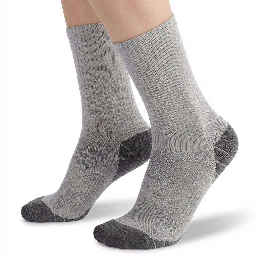 Thickened Outdoor Running Socks Men's Arch Compression Sweat Wicking Breathable Socks Non-Slip Home Leisure Terry Training Socks