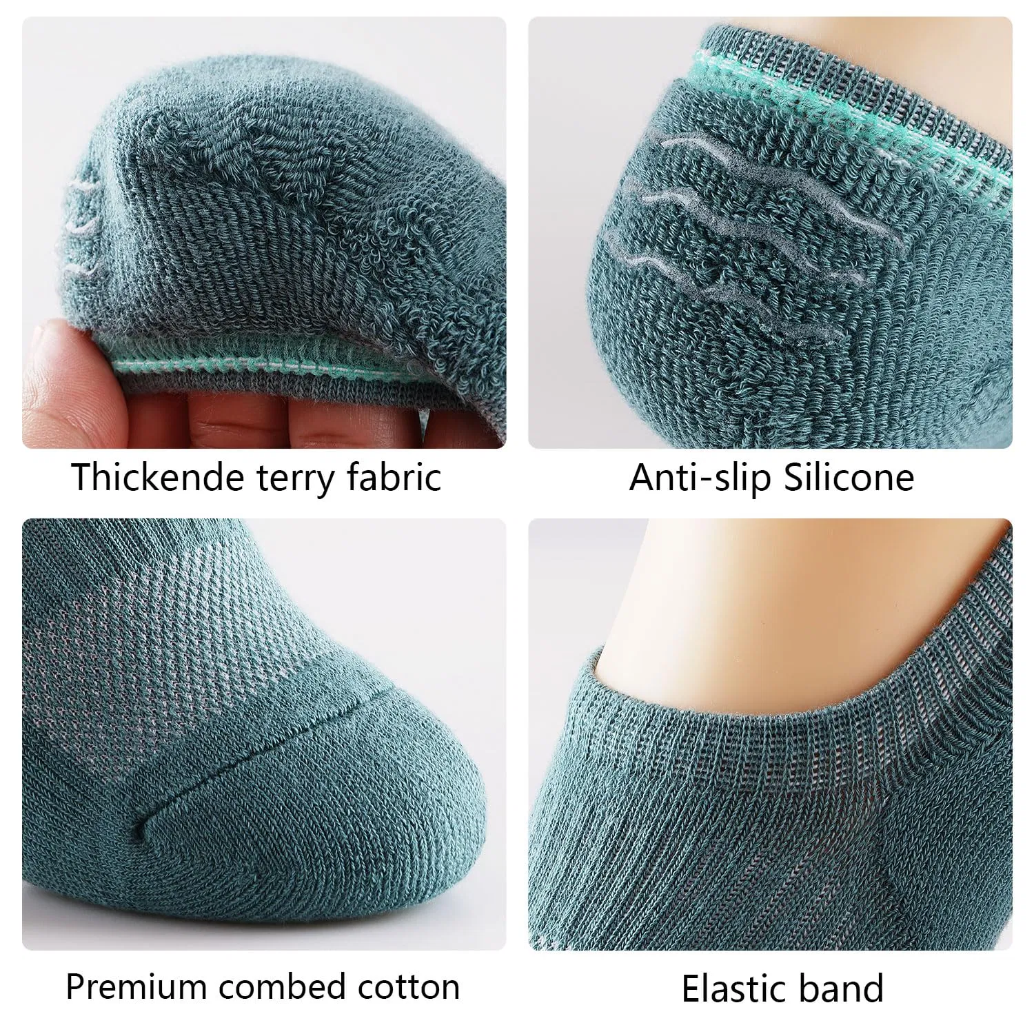 Custom Women Sports Ankle Cotton No Show Breathable Comfortable Socks