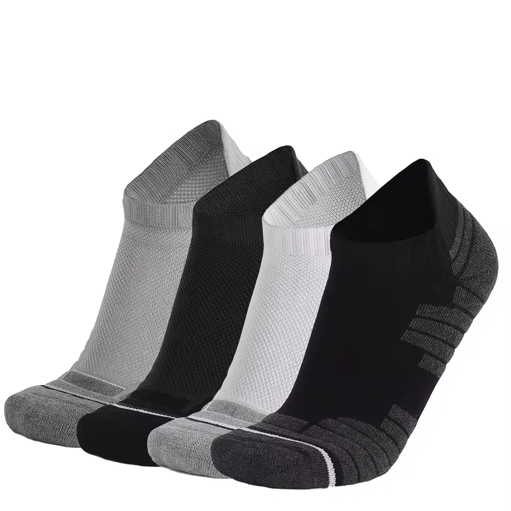 Wholesale Gym Terry Breathable Athletic Sock Custom Men Women Basketball Ankle Sport Socks