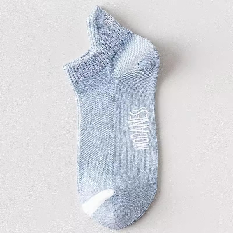 Summer Thin Ear Protection and Heel Protection Breathable Low Top Boat Socks Sweat Absorbing Mesh Popular New Design