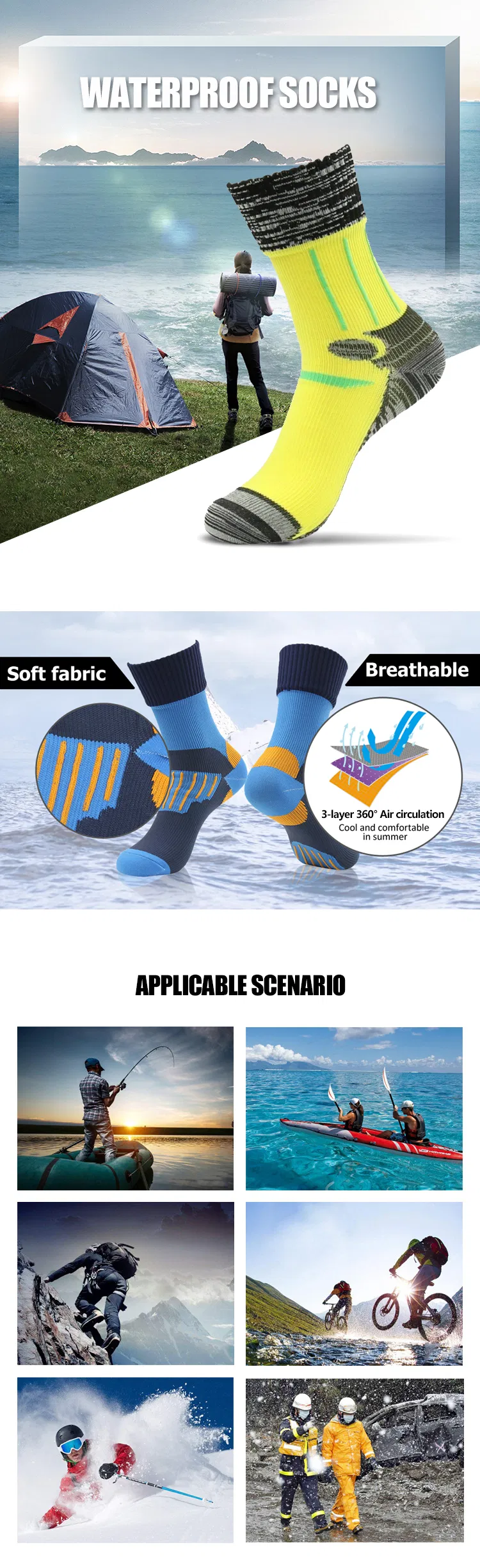 Waterproof Socks Detail