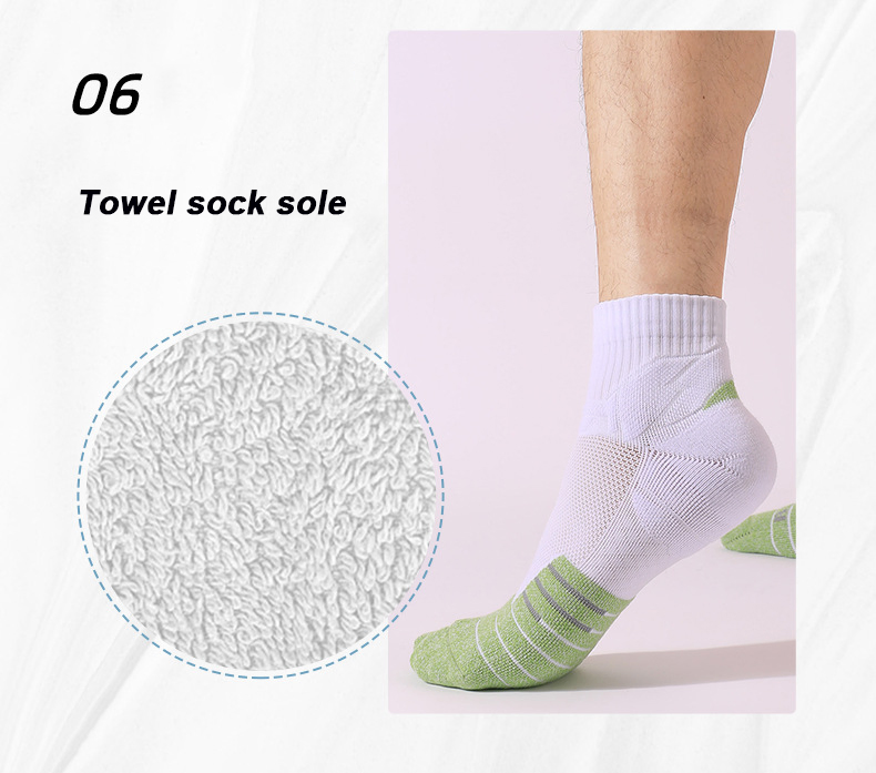 Non-Stuffy Breathable Hiking Socks Thickened Towel Soles Professional Running Sports Socks