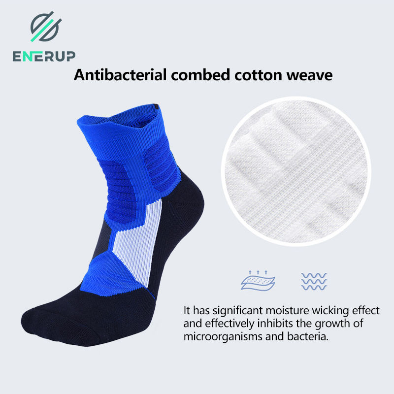 Enerup Custom Running Basketball Socks Sport Grip Socks