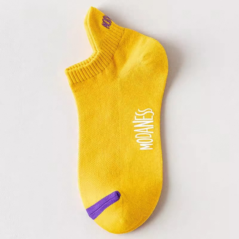 Summer Thin Ear Protection and Heel Protection Breathable Low Top Boat Socks Sweat Absorbing Mesh Popular New Design