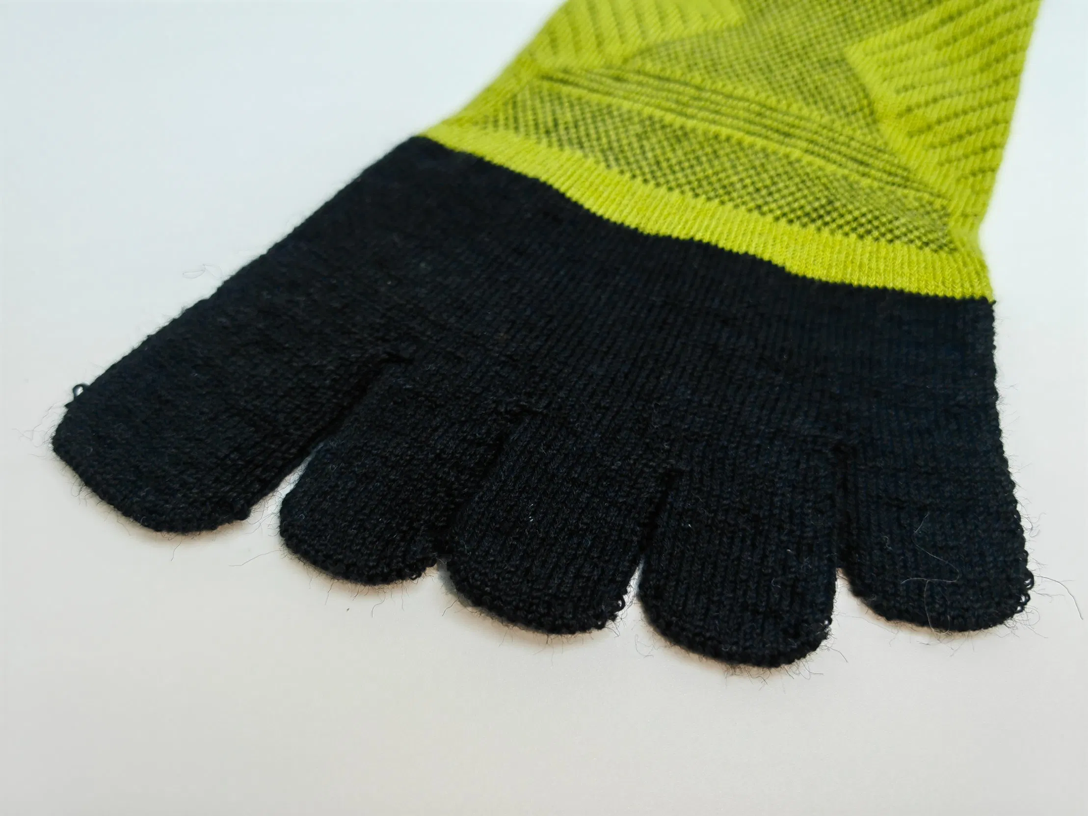 Merino Wool Five-Toe High-Elasticity Three-Dimensional Design Short Socks