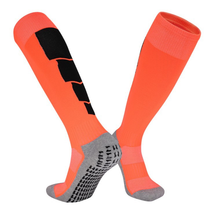 Wholesale Custom Knee High Basketball Socks Non Slip Football Soccer Socks for Women Men Training Sports