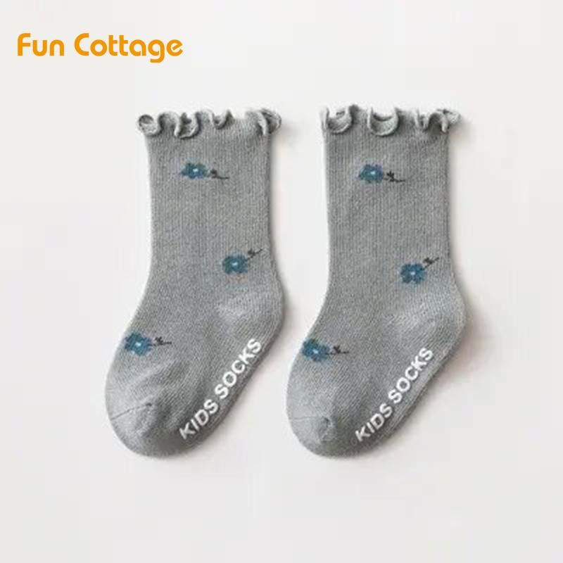 Newborn Baby Socks Mesh Breathable Winter Cotton Cartoon Cute Cozy Animal Infant Short Tabi Comfy Solid Color Toddlers Sock