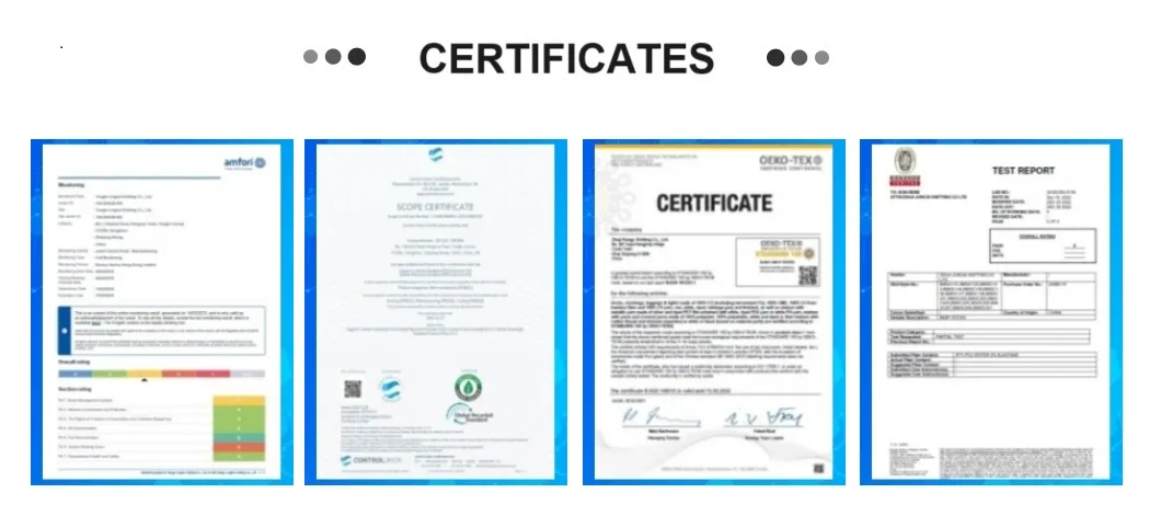 Certifications