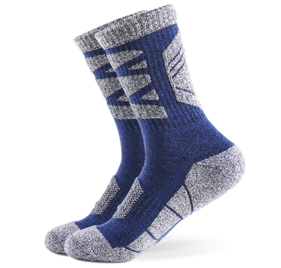 Outdoor Hiking Mountaineering Running Sweat Absorption Towel Bottom Sports Compression Socks