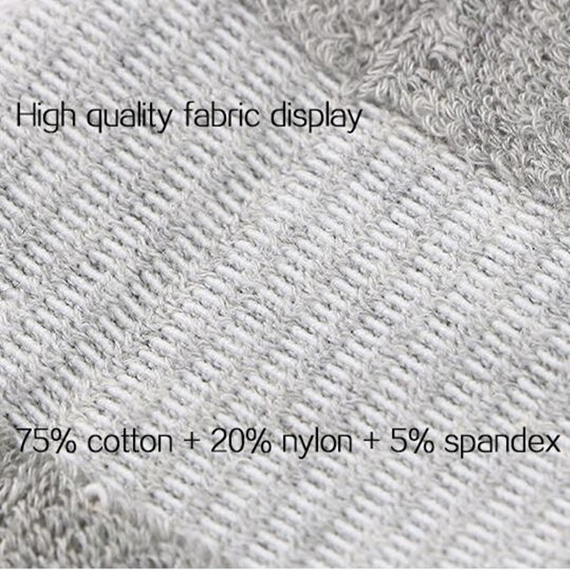 5 Pairs Men Sports Socks with Damping Terry Basketball Cycling Running Hiking Tennis Sock Set Ski Women Cotton EU 39-45