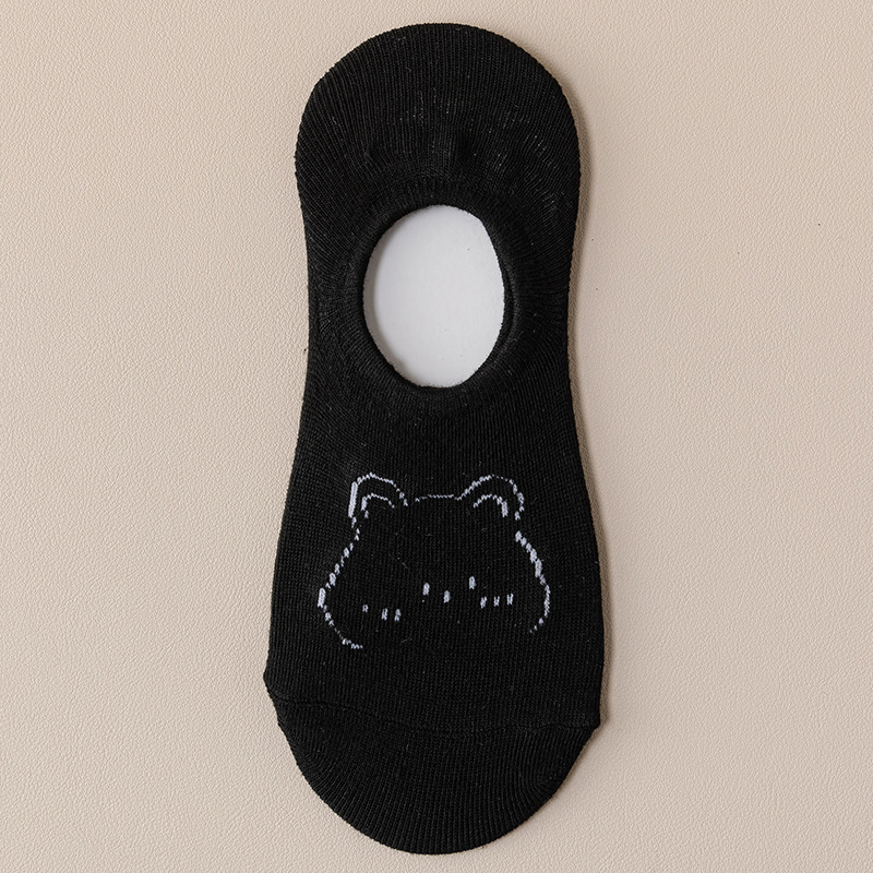 Socks for Girls Summer Caisson Socks Mesh Breathable Invisible Boat Socks for Girls Shallow Mouth Summer Day System Twist Thin