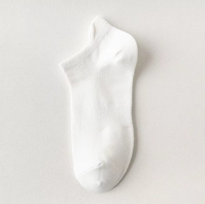 Extra Large 44-50 Summer Sport Absorbent Breathable Cotton Mesh Socks