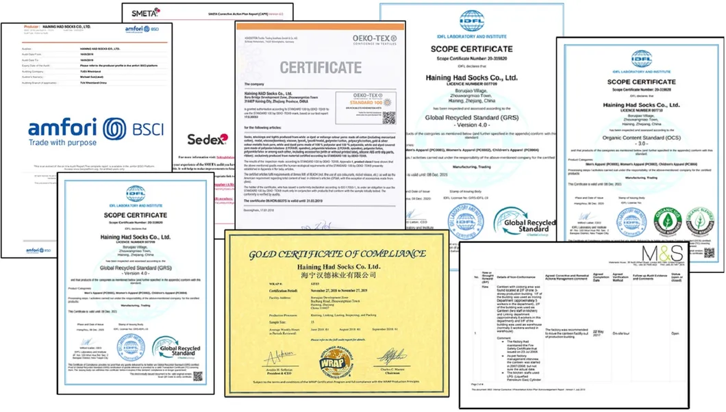 Certifications
