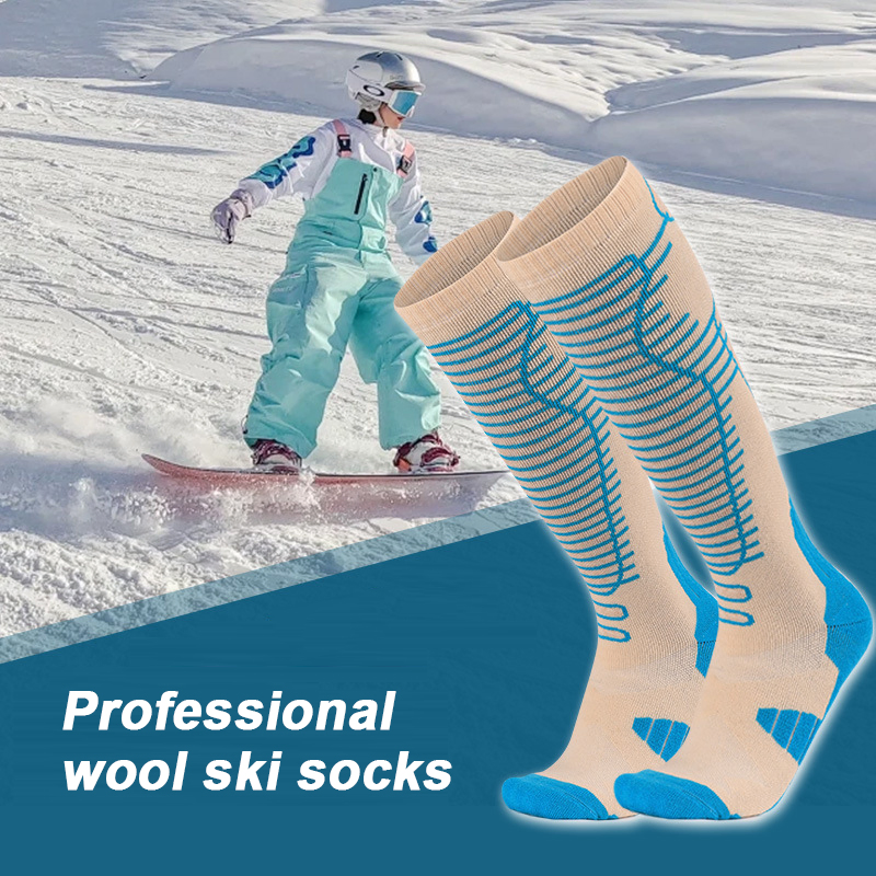 Winter Thickened Warm Snow Sports Socks Unisex Hiking Socks Towel Bottom