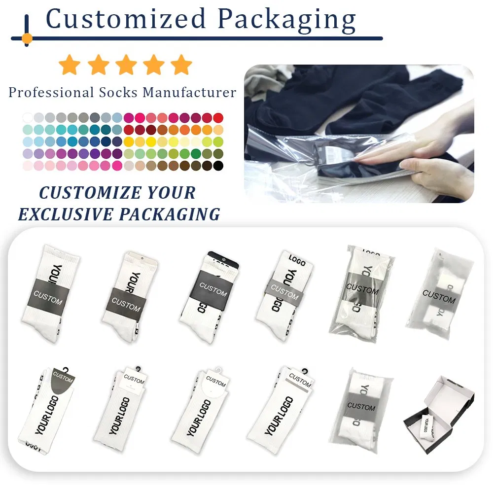 Manufacturer Crew Men Cotton Unisex Brand Athletic Luxury Sporty Athletic Packaging Cushion Jacquard Sports Designer Custom Socks