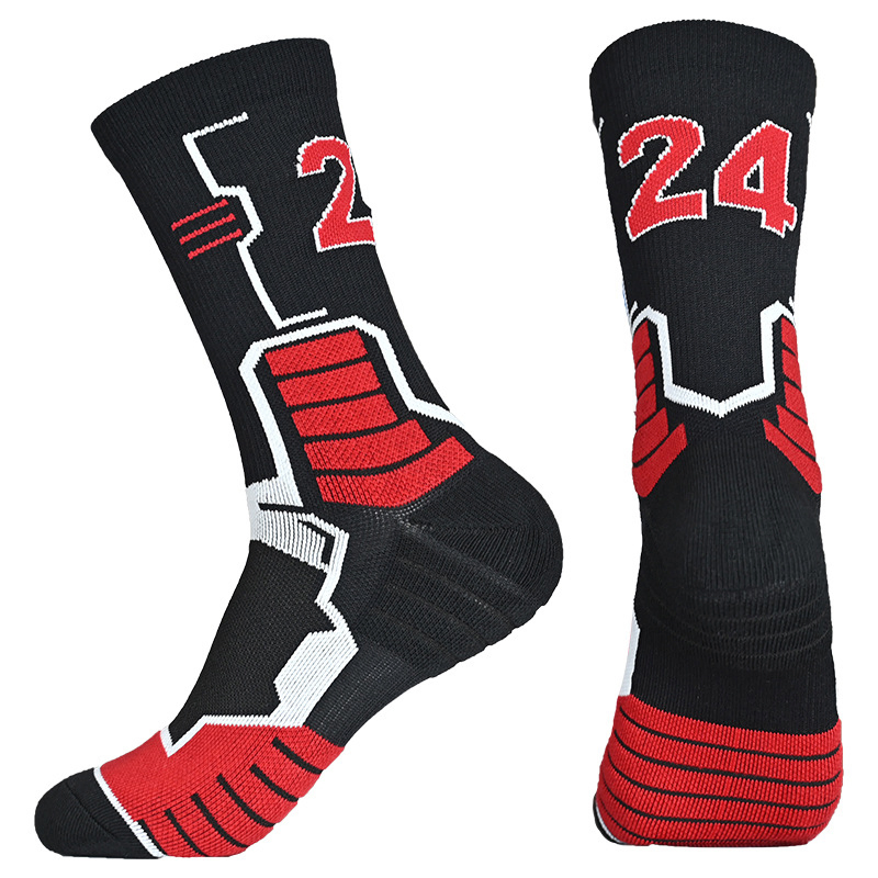 Anti Blister Running Socks Soft Cushioned Sole Elastic Breathable Athletic Socks