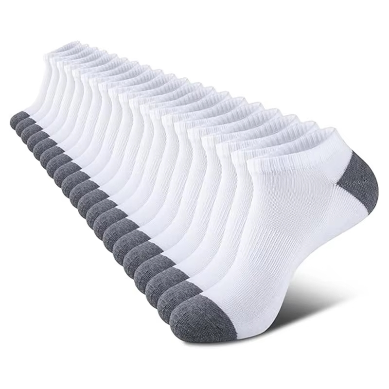 Breathable Moisture Wicking Odor Resistant Cushioned Running Socks