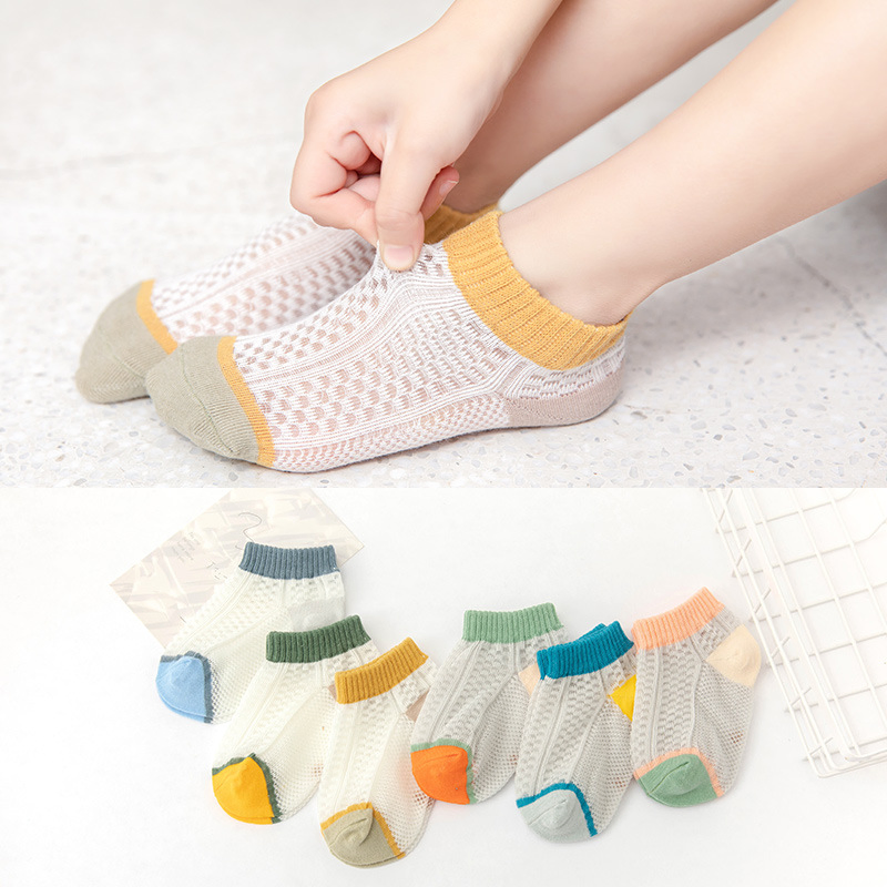 Breathable Summer Baby Mesh Socks with Custom Logo