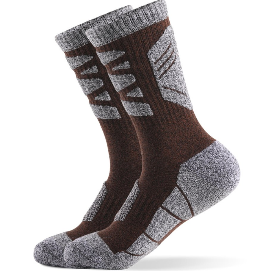 Outdoor Hiking Mountaineering Running Sweat Absorption Towel Bottom Sports Compression Socks