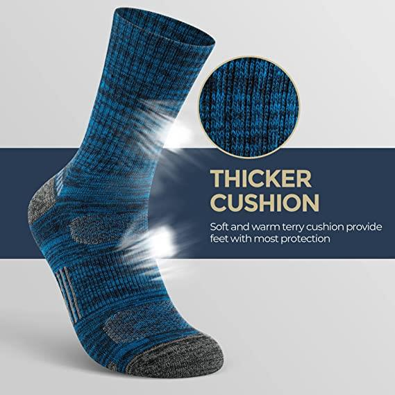 Wholesales Custom Logo Design Men's Plain Sock Crew Athletic Socks Moisture Wicking Breathable Football Sports Socks