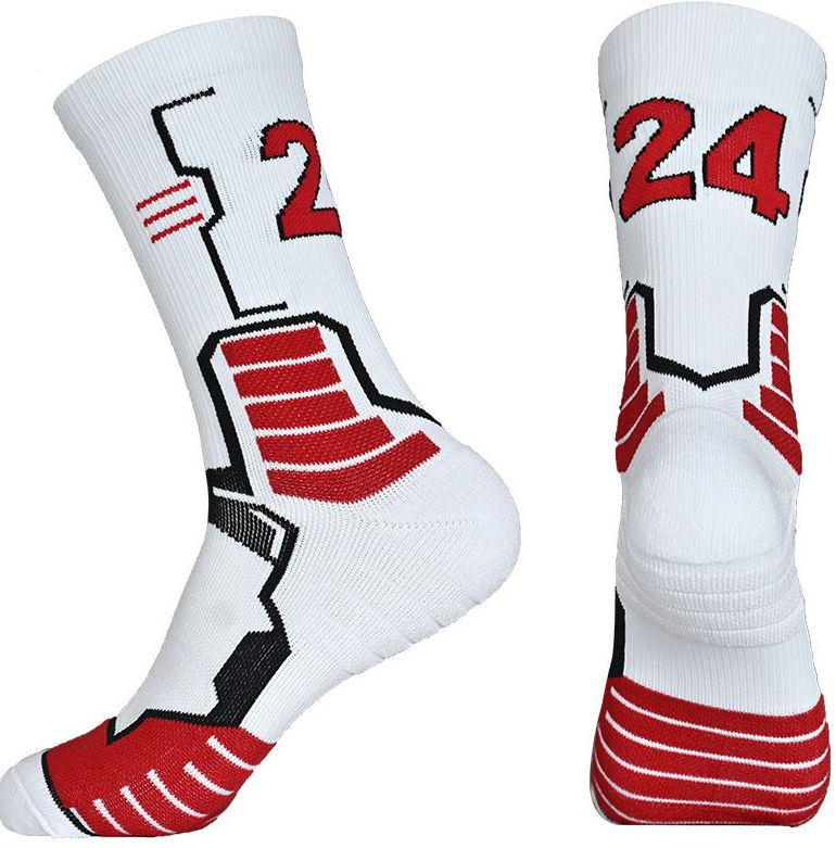 Anti Blister Running Socks Soft Cushioned Sole Elastic Breathable Athletic Socks