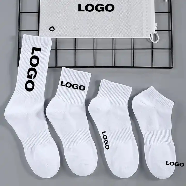 Quality Ankle Grip Designer Mens Crew Unisex Sport Cotton Custom Logo Socks