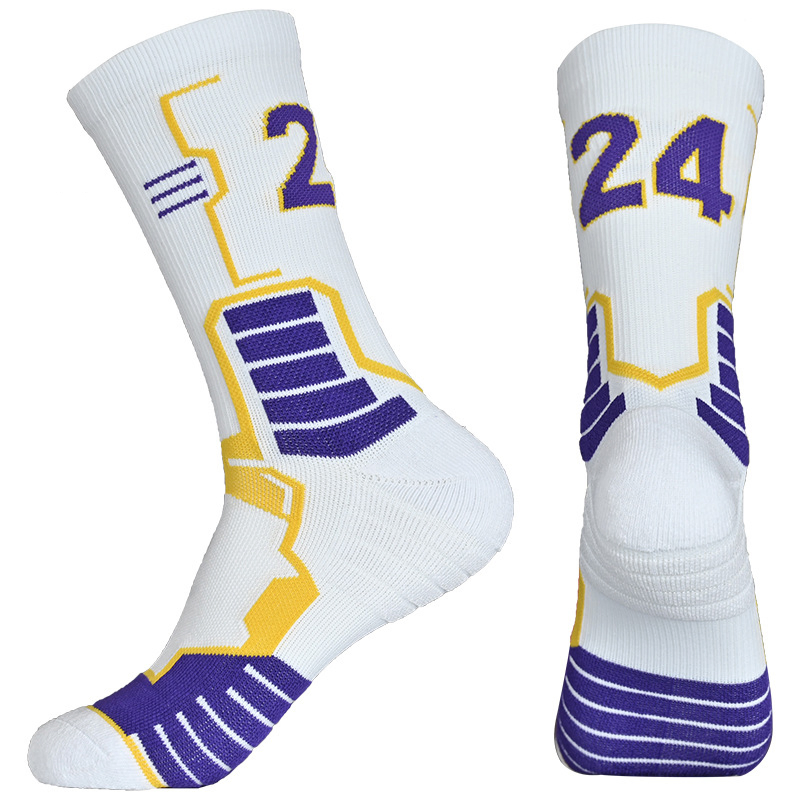 Anti Blister Running Socks Soft Cushioned Sole Elastic Breathable Athletic Socks