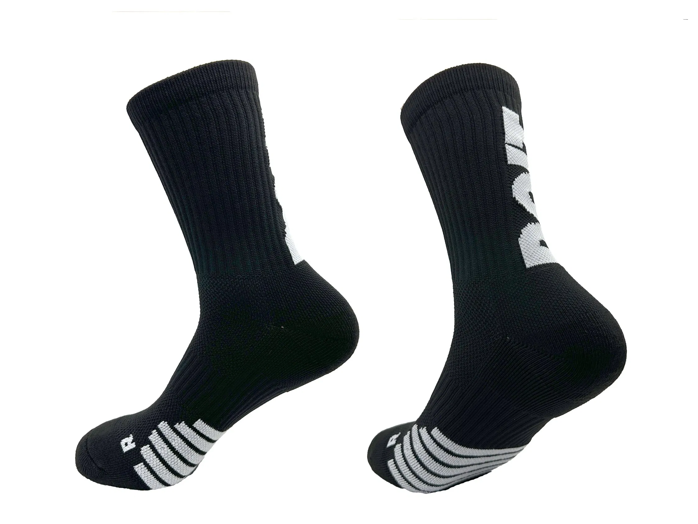OEM Custom Sports Coolmax Compression Running Socks Cushion Crew Anti-Blister Moisture Wicking Athletic Hiking Socks