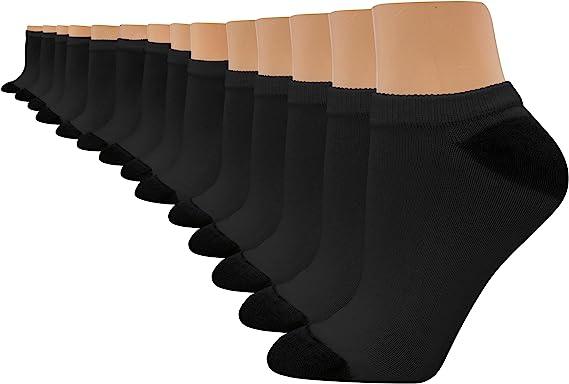 Women's Value Show Soft Moisture-Wicking Ankle Socks