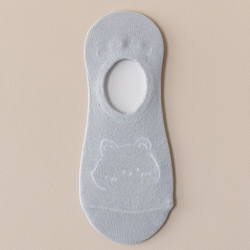 Socks for Girls Summer Caisson Socks Mesh Breathable Invisible Boat Socks for Girls Shallow Mouth Summer Day System Twist Thin