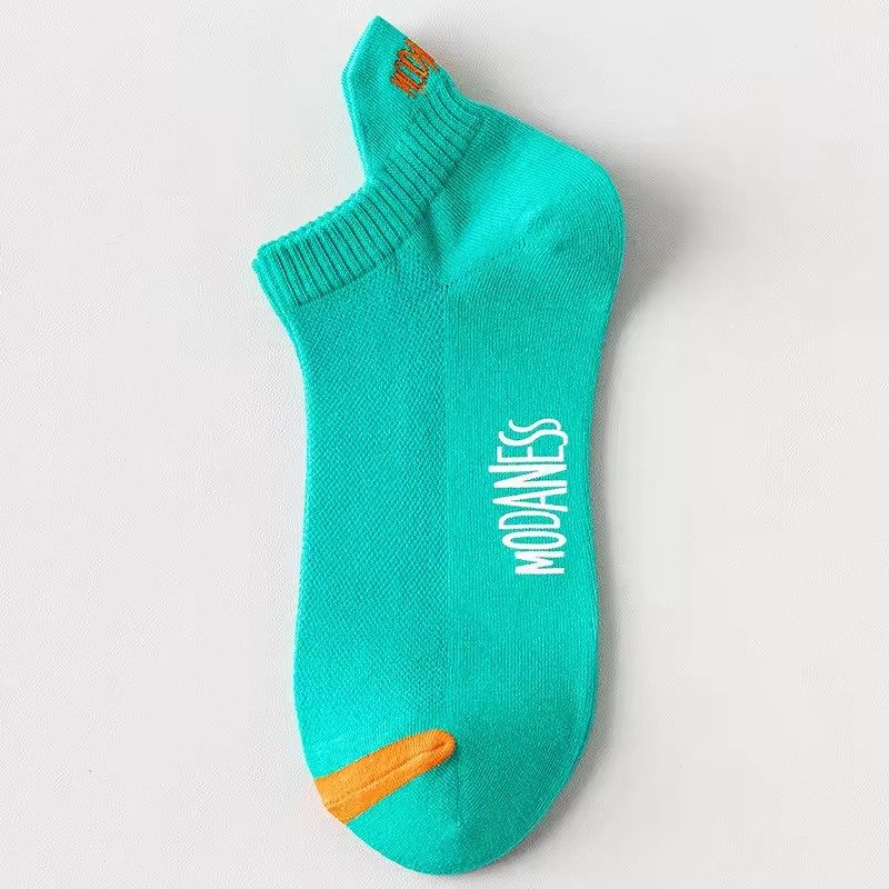 Summer Thin Ear Protection and Heel Protection Breathable Low Top Boat Socks Sweat Absorbing Mesh Popular New Design