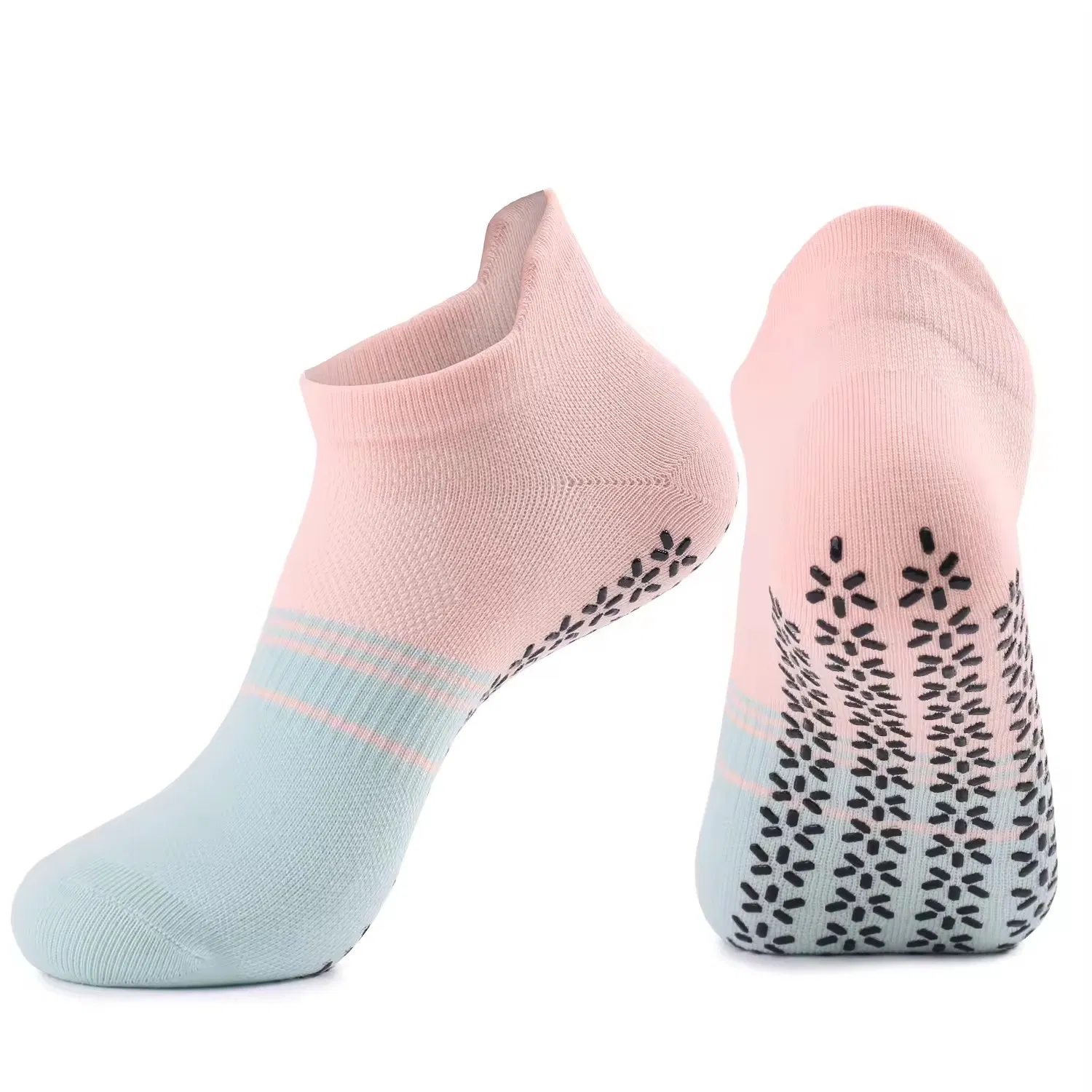 Stylish Wide Striped Yoga Socks for Women - Perfect for Running