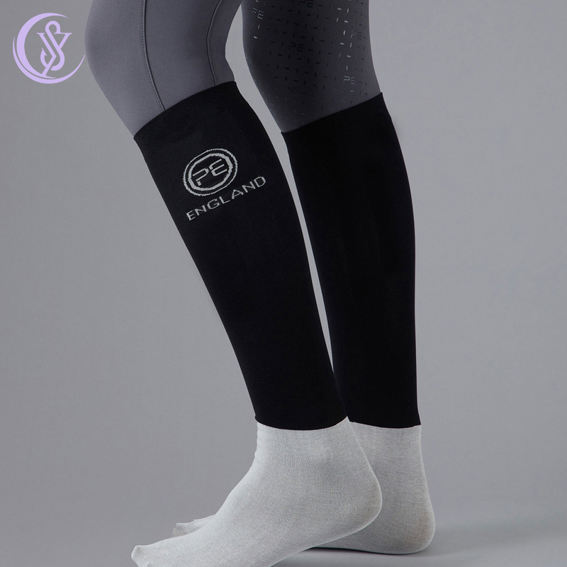 Wholesale Compression Socks Custom Logo Sports Socks Unisex Cotton Spandex Equestrian Riding Socks