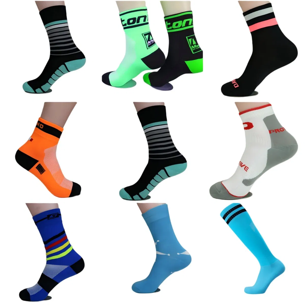 Premium Custom Cotton Sport Crew Trampoline Yoga Ankle Ultimate Grip Comfort Socks