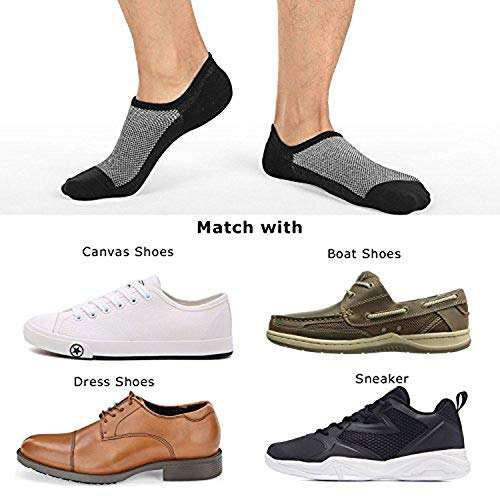 Hot Sale No Show Socks for Men and Women Sports Cotton Cushioned Non-Slip Invisible Socks