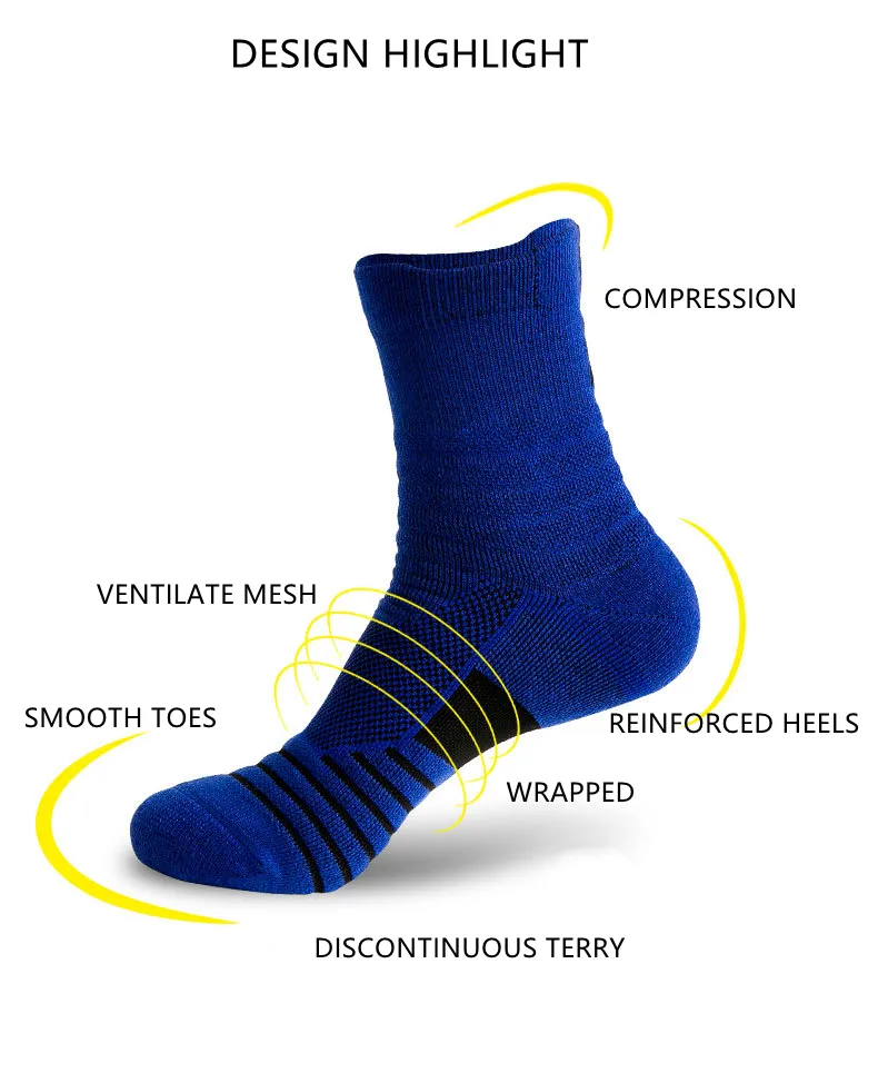 Athletic Cotton Socks