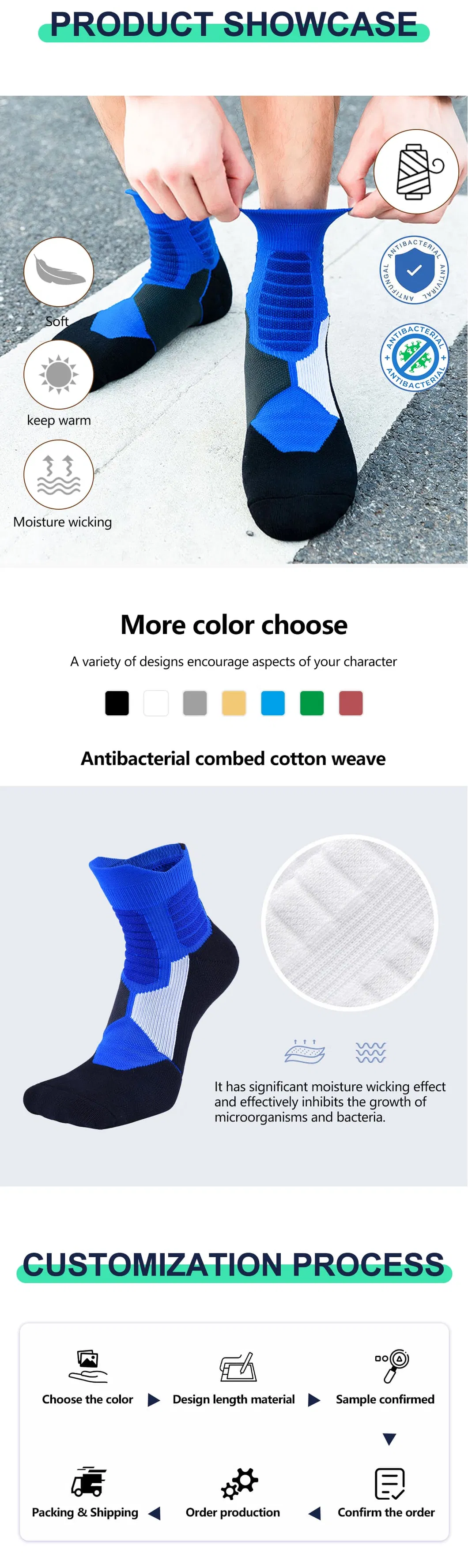 Sport Grip Socks Detail 2