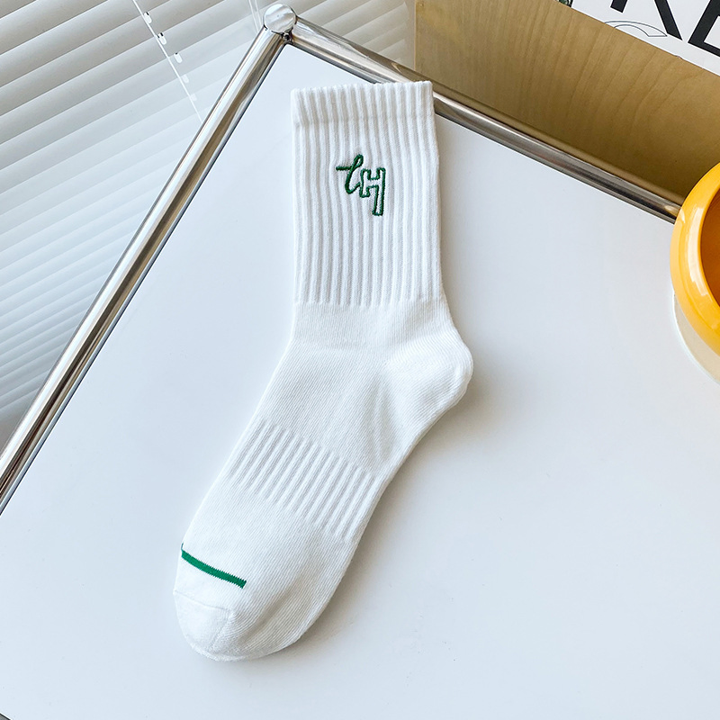 Premium Men's Moisture-Wicking Socks with Stylish Embroidered Logo