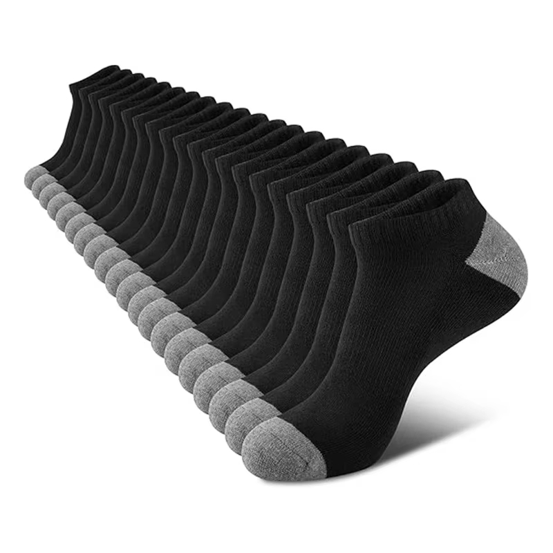 Breathable Moisture Wicking Odor Resistant Cushioned Running Socks