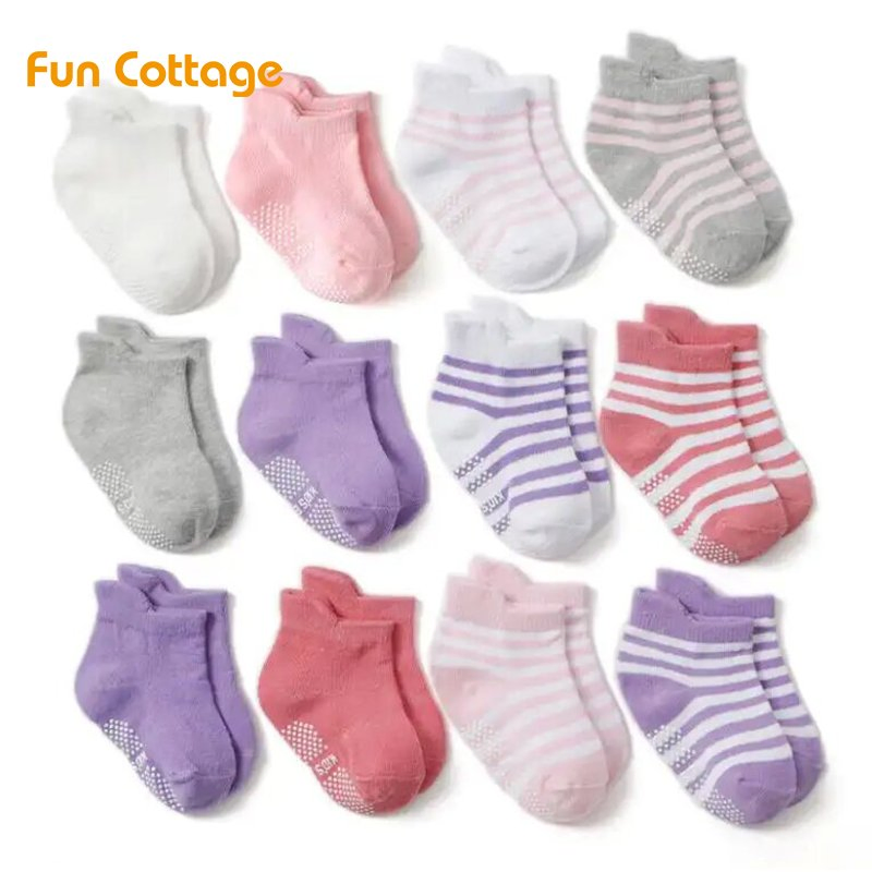 Newborn Baby Socks Mesh Breathable Winter Cotton Cartoon Cute Cozy Animal Infant Short Tabi Comfy Solid Color Toddlers Sock