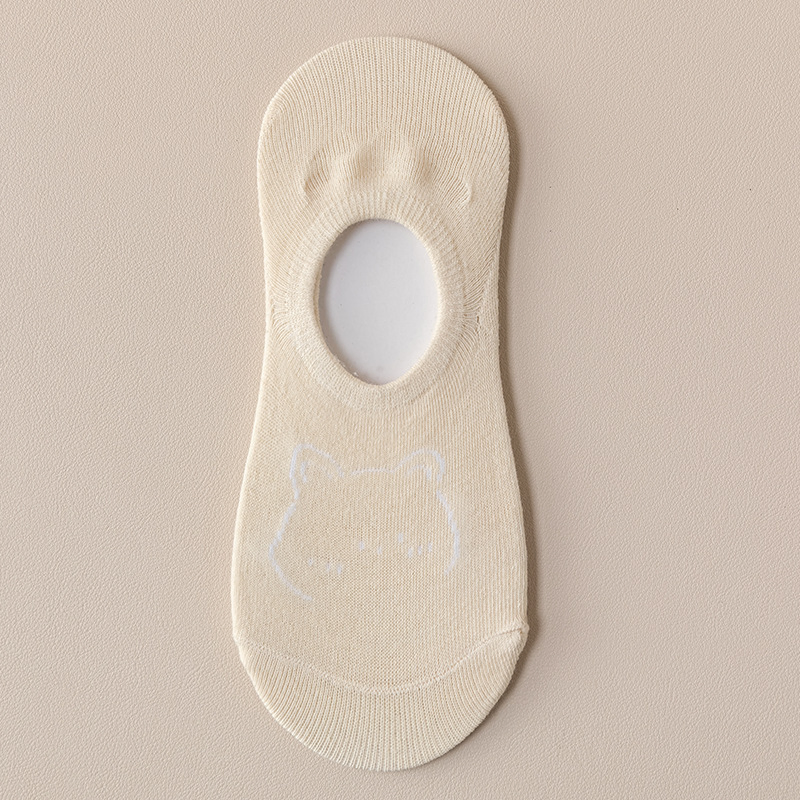 Socks for Girls Summer Caisson Socks Mesh Breathable Invisible Boat Socks for Girls Shallow Mouth Summer Day System Twist Thin