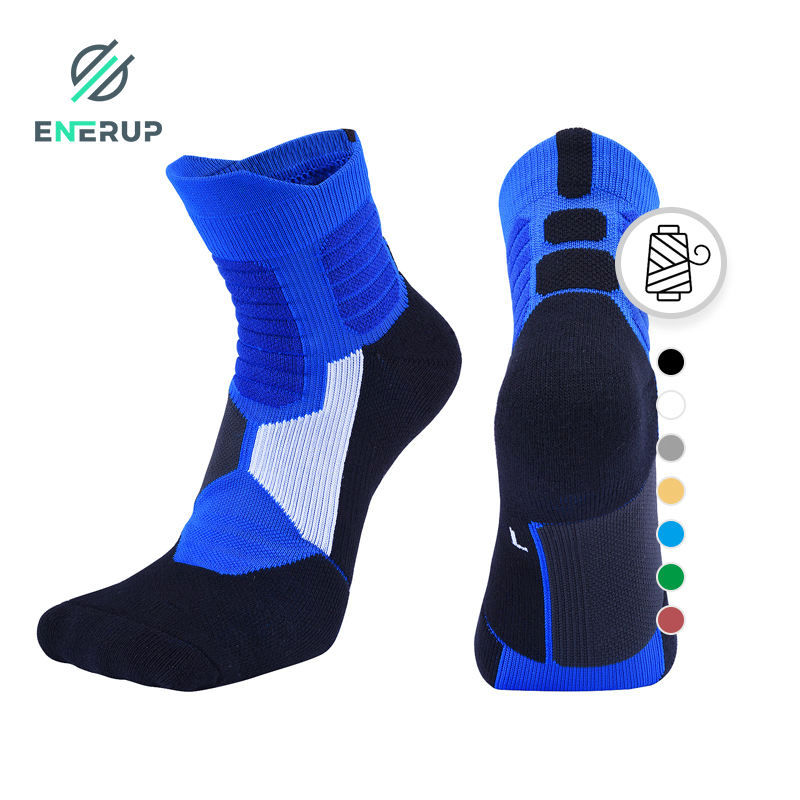 Enerup Custom Running Basketball Socks Sport Grip Socks