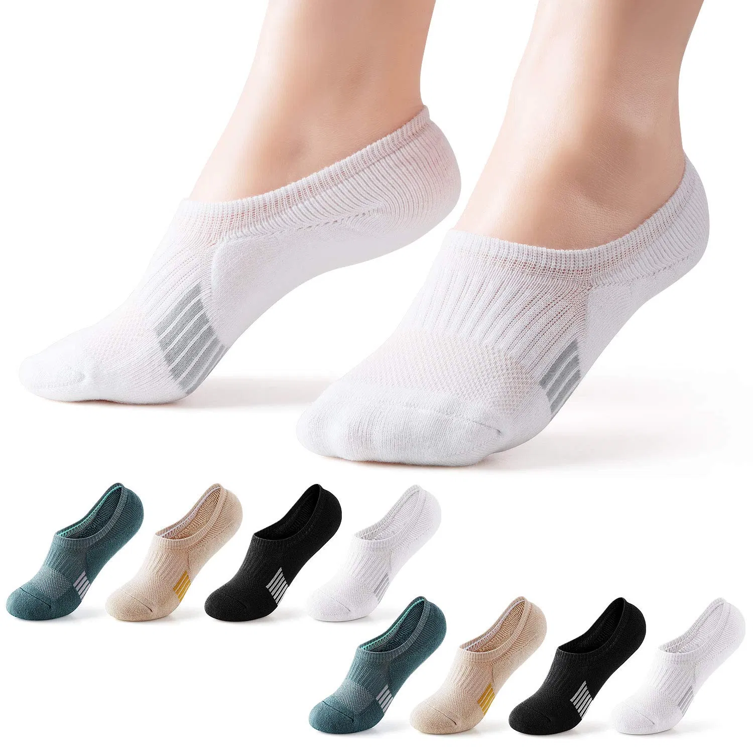 Custom Women Sports Ankle Cotton No Show Breathable Comfortable Socks