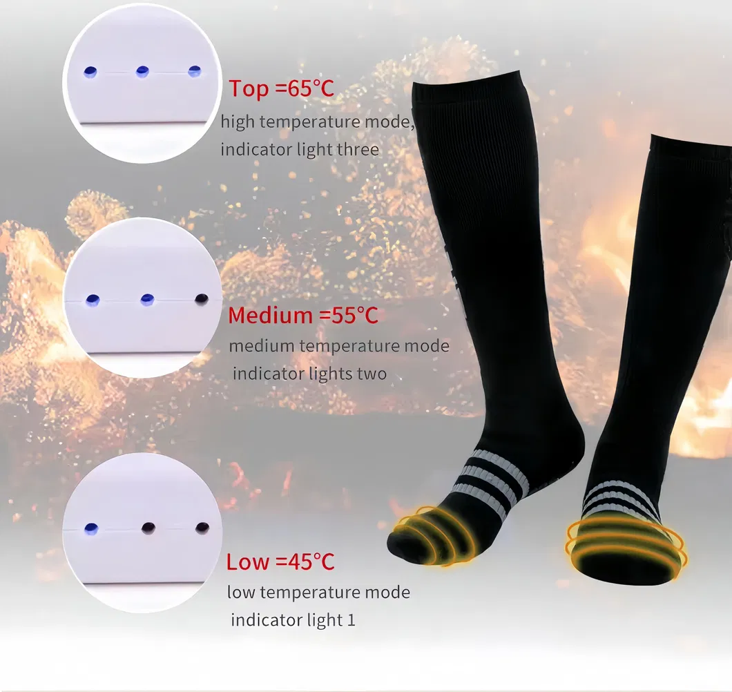 Heated Socks Detail 2