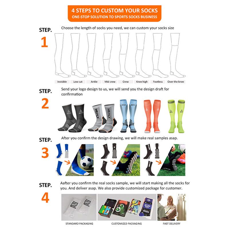 Custom Football Socks Training Compression Breathable Sports Socks