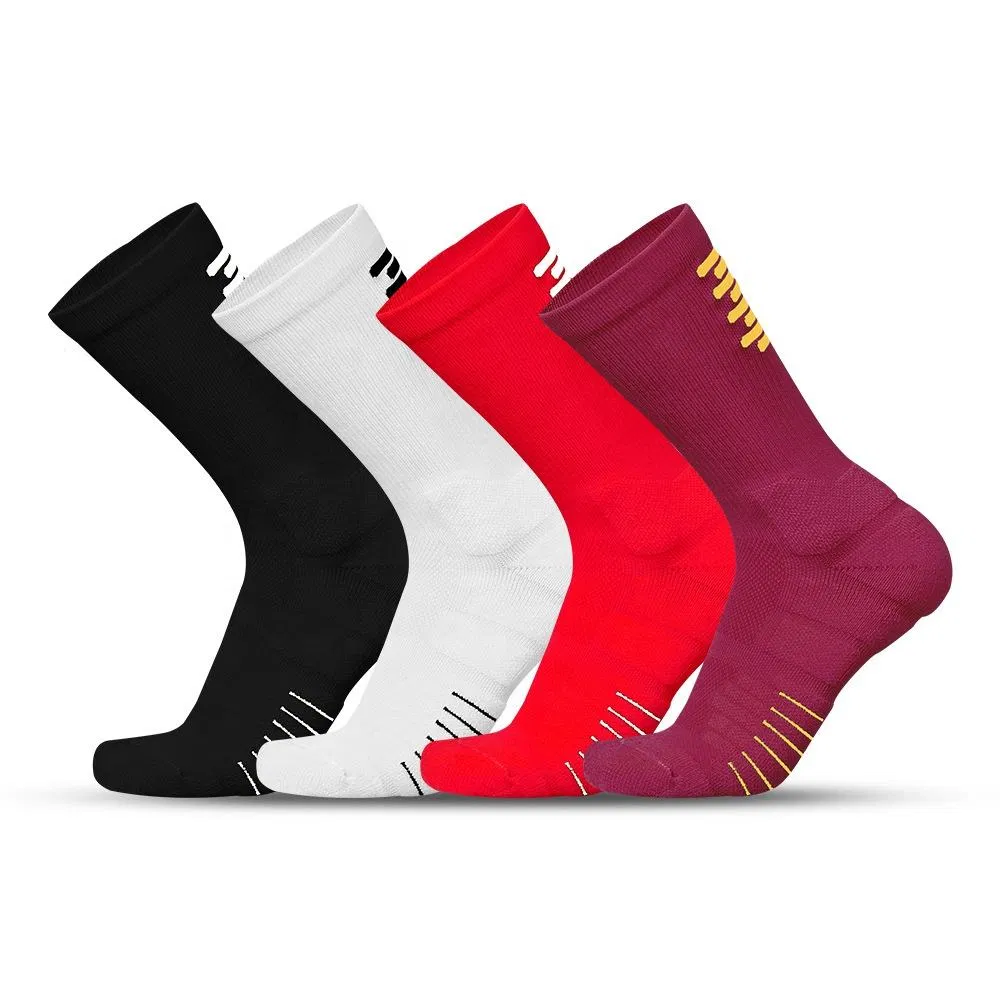 Xianghui Designer Sport Socks Anti Slip Stripe Shape Custom Football Socks