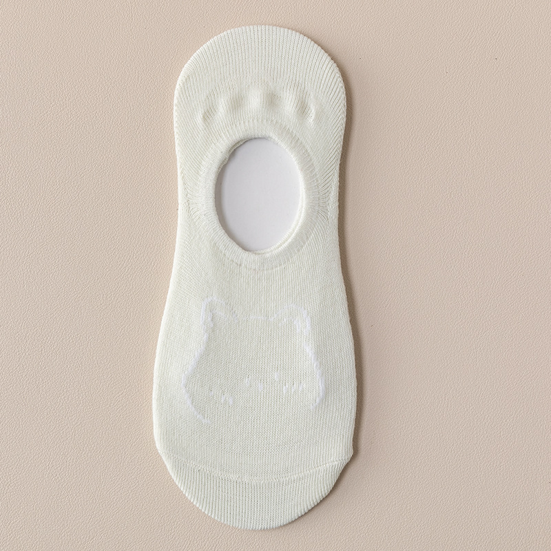 Socks for Girls Summer Caisson Socks Mesh Breathable Invisible Boat Socks for Girls Shallow Mouth Summer Day System Twist Thin